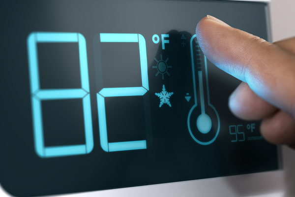 image of a programmable thermostat