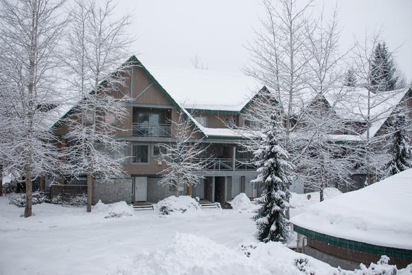 house in winter waiting for an oil delivery