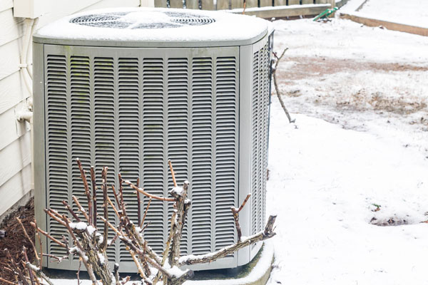 ac unit in winter without an air conditioner cover