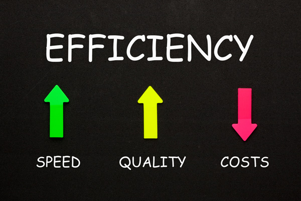 image of the word efficiency depicting most efficient oil heating system