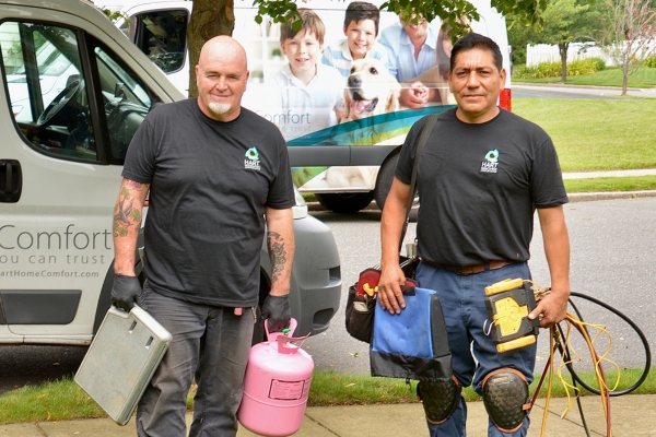 Hart Home Comfort HVAC technicians