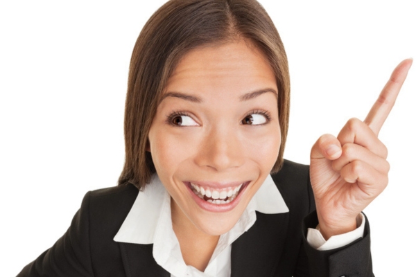 image of a thinking woman while smiling depicting Understanding AFUE & AFUE2