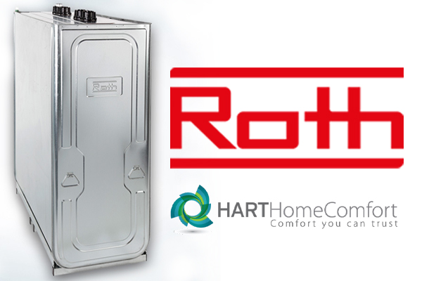 roth oil tank installation by hart home comfort