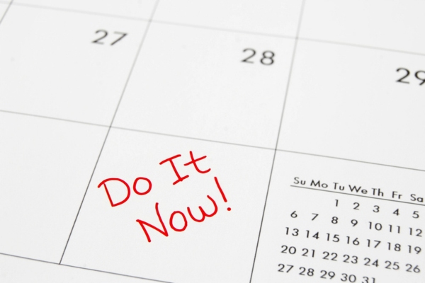 Do It Now written on a calendar depicting Skipping Routine Air Conditioning Maintenance