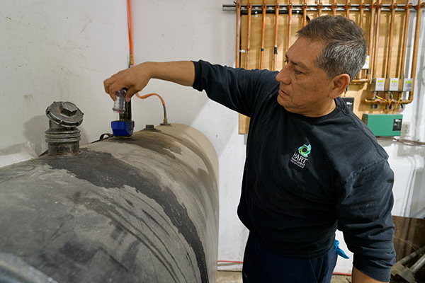oil tank check