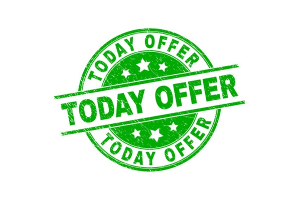 Today Offer green stamp depicting High-Pressure HVAC Sales