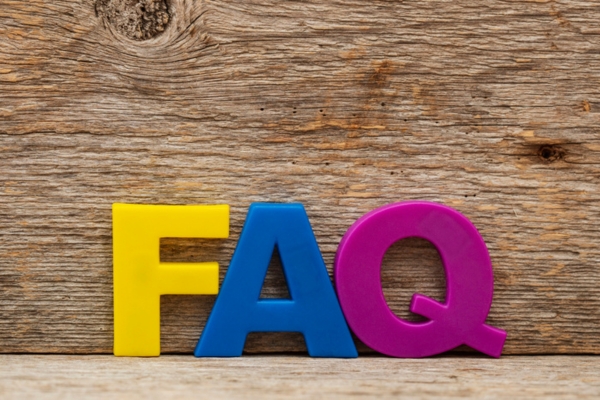 FAQ spelled using colorful 3D plastic letters depicting depicting Why Did My Furnace Stop Working FAQs