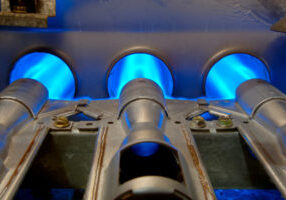 image of a gas furnace